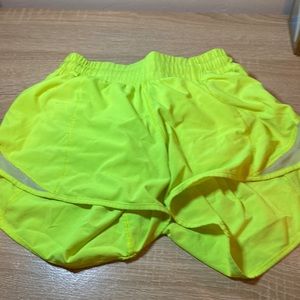 LULULEMON!! Size 2! NEON YELLOW!!